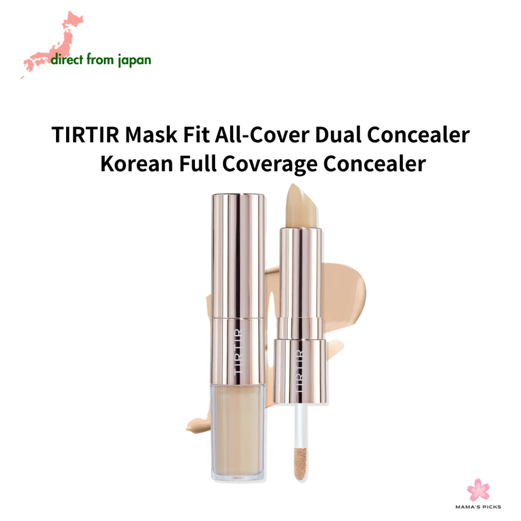 【Direct From Japan】TIRTIR Mask Fit All Cover Dual Concealer Long Lasting Full Coverage Makeup