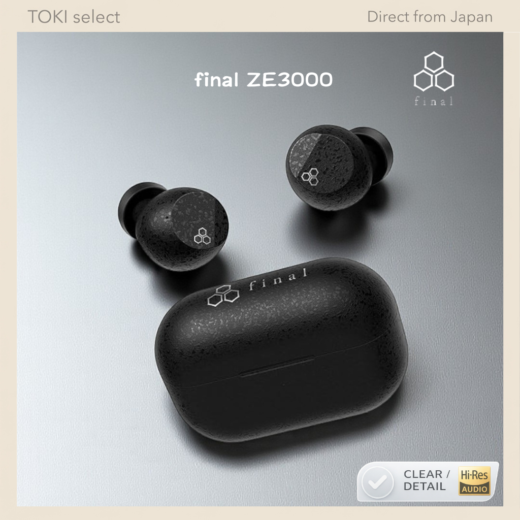 final ZE3000 SV Wireless Earbuds, Hi-Res Compatible, ANC