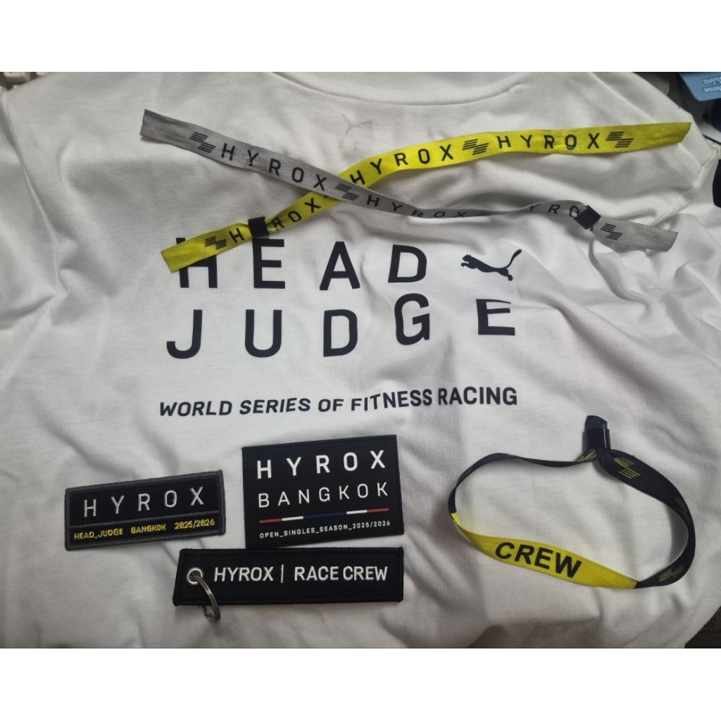 เสื้อ head judge hyrox ขาว M