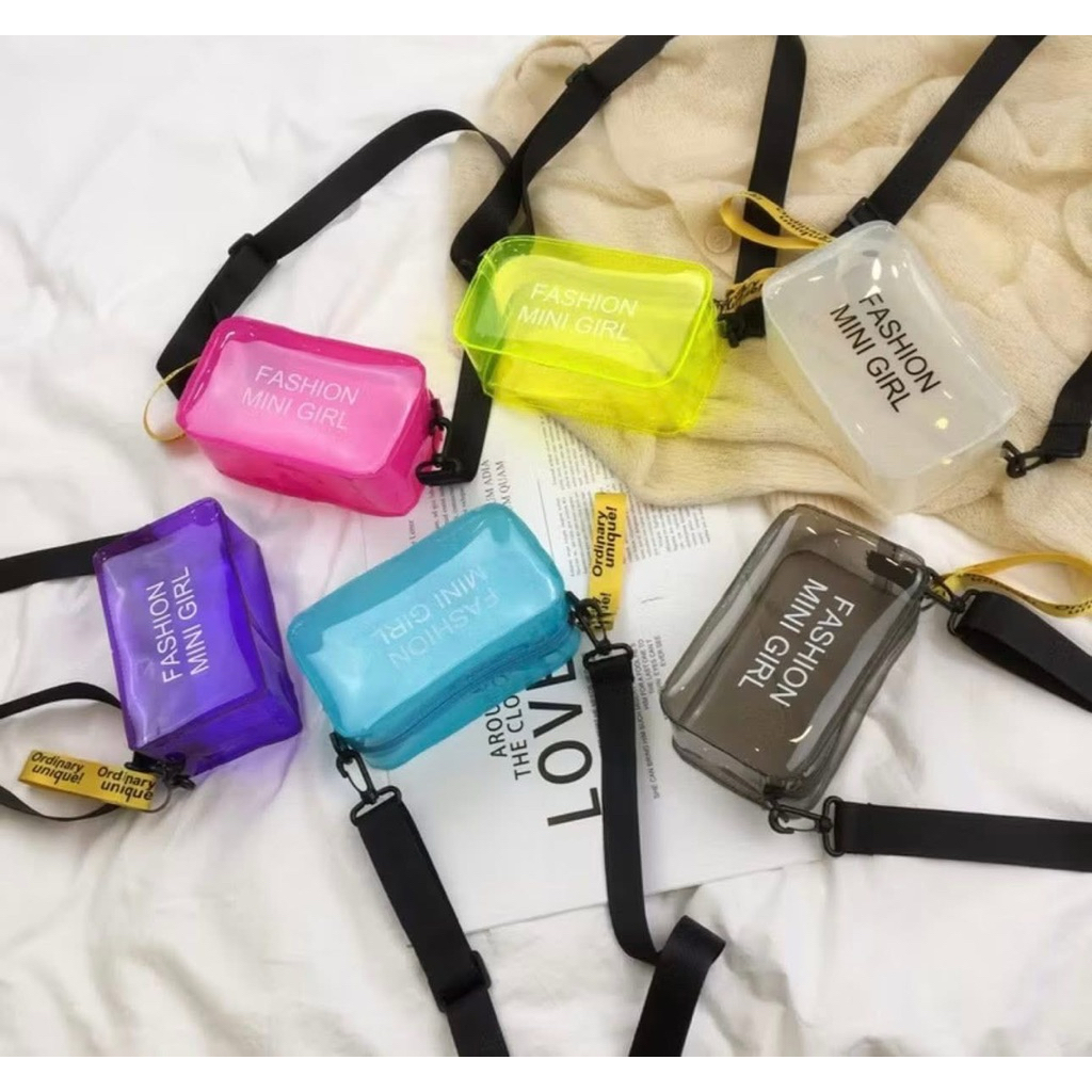 👛พร้อมส่ง👛กระเป๋าสะพายข้างสไตล์มินิ เล่นสงกรานต์ สำหรับผู้หญิง สีสันสดใส ดีไซน์หวาน ๆ