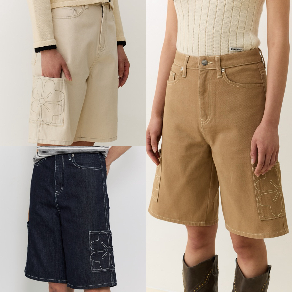 Keen Denim Jorts [พร้อมส่ง] กางเกงยีนส์ทรง Jorts