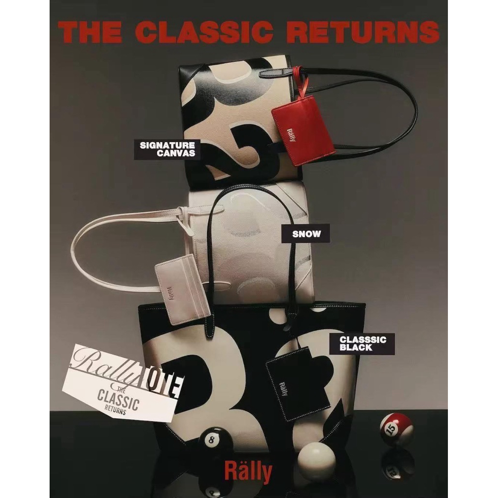 พร้อมส่ง🔥ใช้โค้ดลด20-30%ได้สูงสุด3000🐼Rally TOTE City  bag คอลใหม่ล่าสุด 👜ส่งซ้อนกล่อง(มีกล่องแบรนด์ทุกใบ) ของแท้