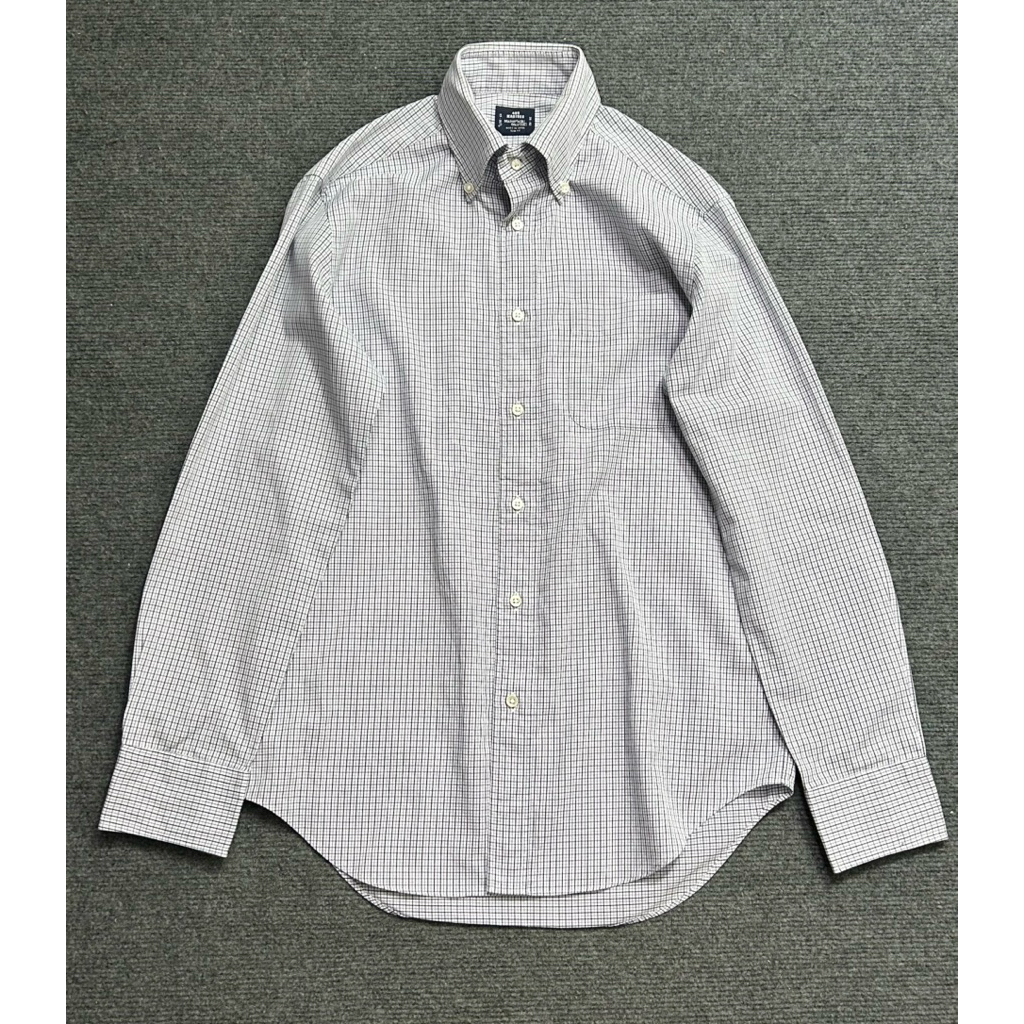 maker’s shirt button down graph cotton shirt