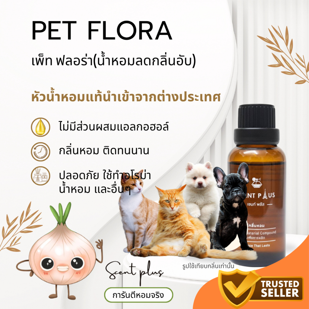 เพ็ทฟลอร่า เพื่อบ้านหอมสดชื่น ลดกลิ่นอับน้องหมาแมวโดยเฉพาะ