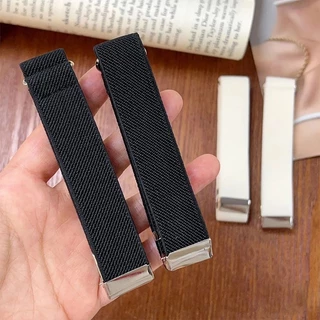 Novvia 1คู่ สายรัดแขนเสื้อยืดหยุ่น สายรัดแขนเสื้อ กันลื่นของผ้า ปรับได้ Elastic Armband