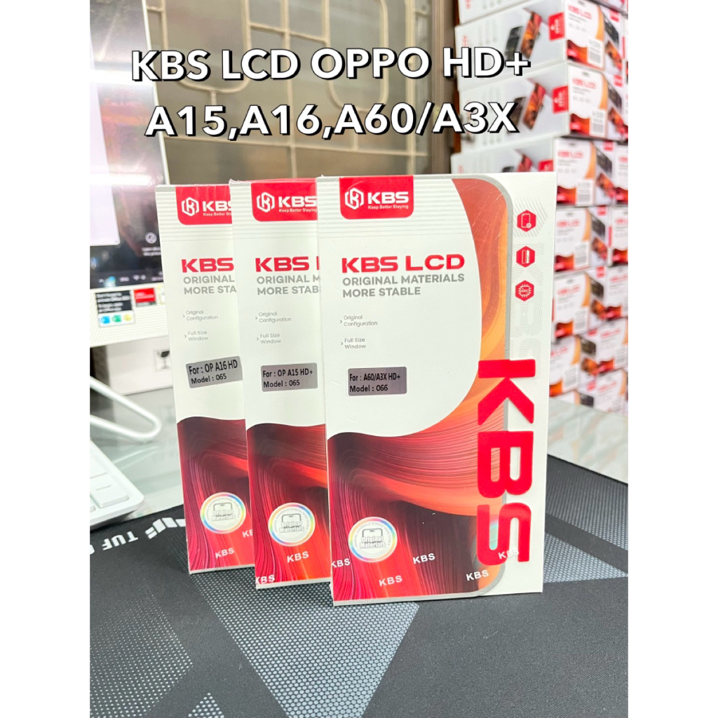 KBS LCD OPPO HD+ OPPO A15, OPPO A16 ,OPPO A60/A3X จอ+ทัช แถมฟรีชุดไขควง