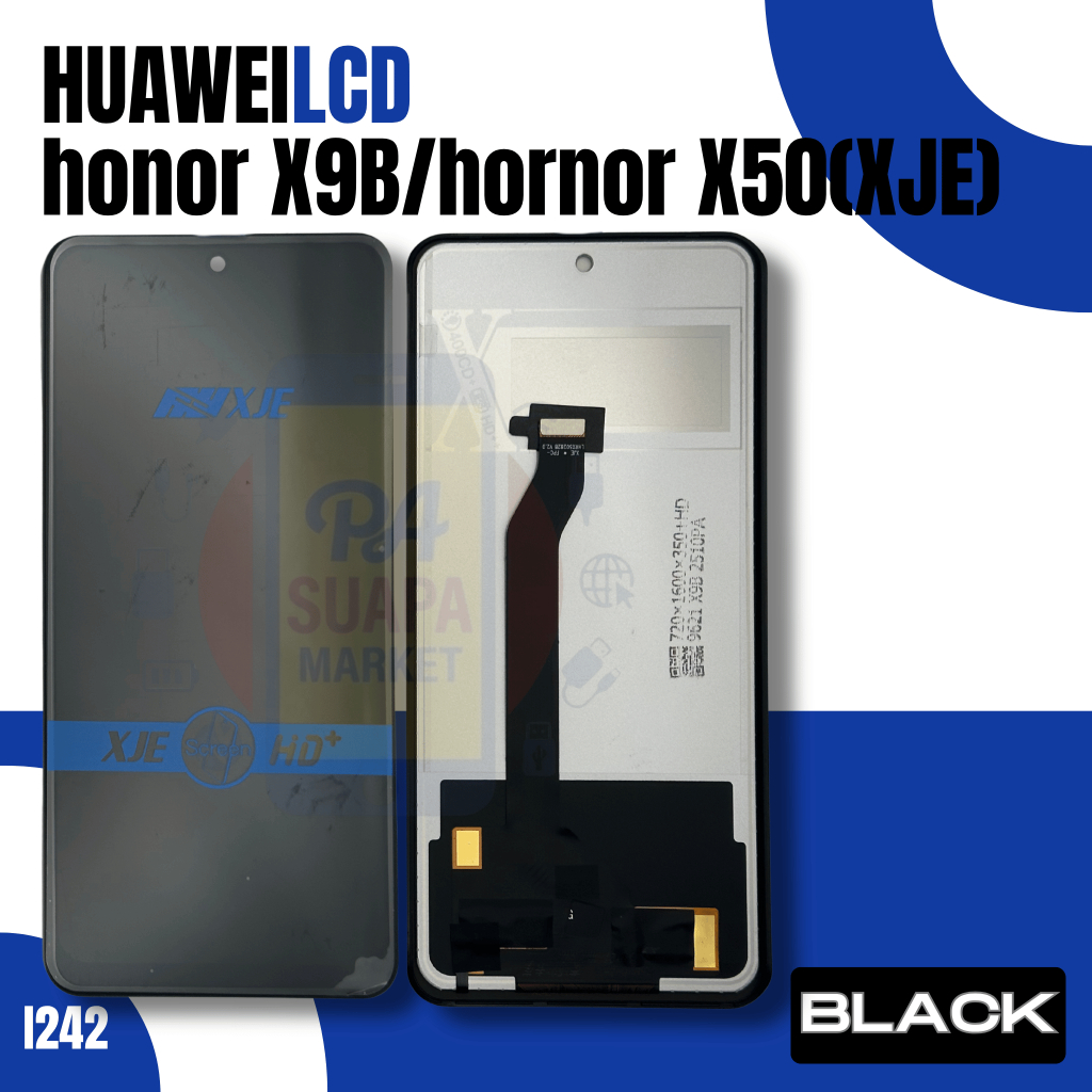 LCD Screen for Huawei honor X9B/hornor X50 (BLACK)(XJE)