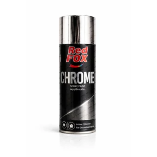 REDFOX สีสเปรย์ โครเมี่ยม Chrome Acrylic Spray Paint 255กรัม