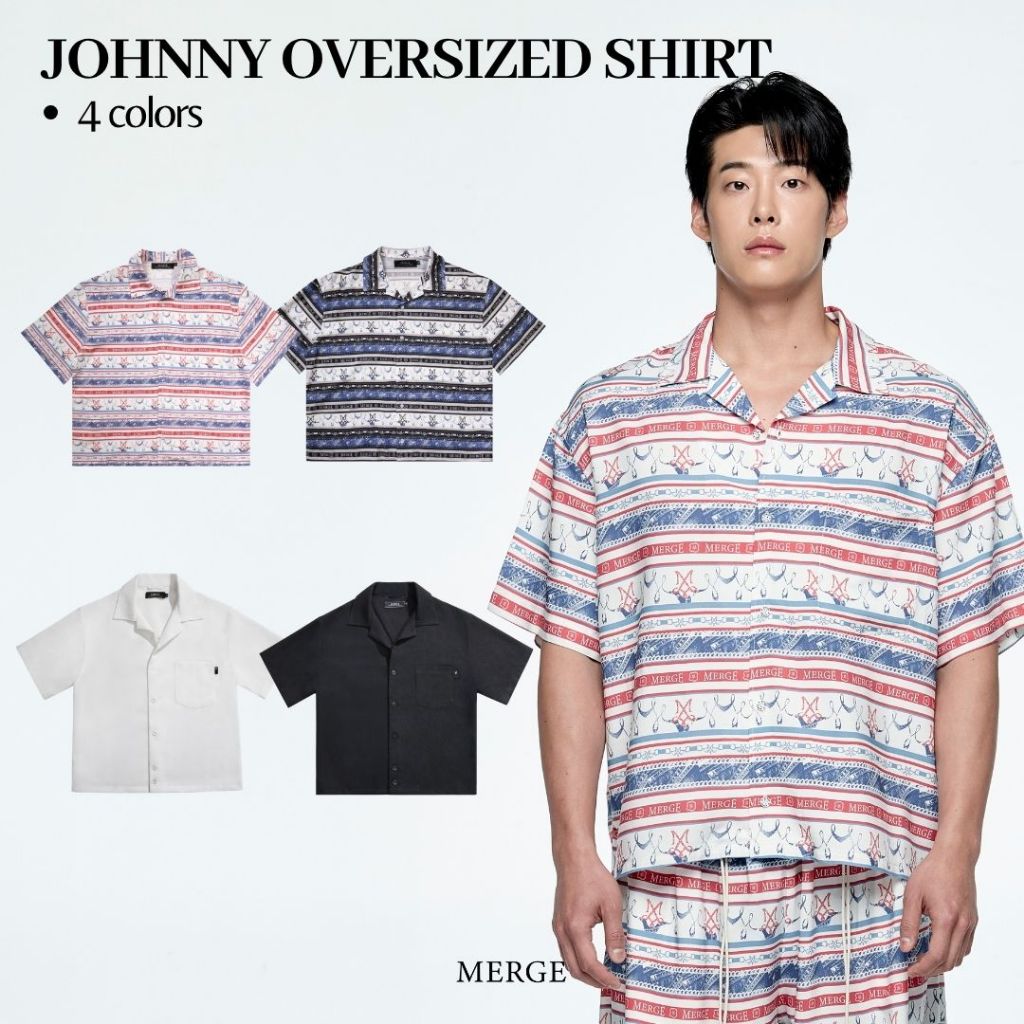Merge Official - Johnny Oversized Shirt (พร้อมส่ง)(สีใหม่เปิดขาย 31 Mar 12.00)