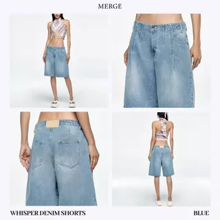 Merge Official - Whisper Denim Shorts (พร้อมส่ง)