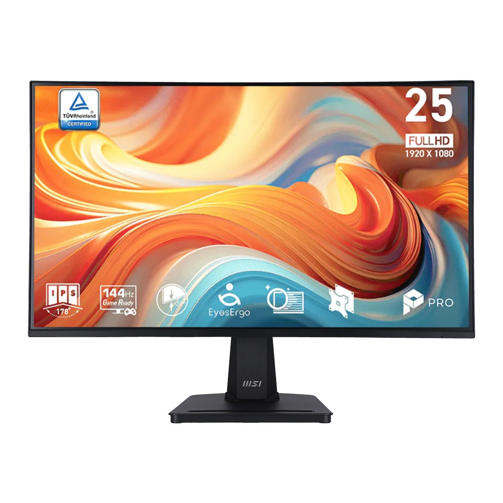 Monitor (จอมอนิเตอร์) MSI Pro MP251 E14L - 24.5 Inch IPS FHD 144Hz