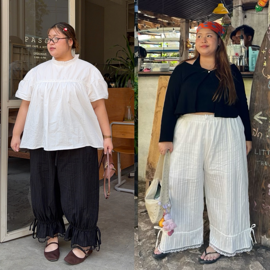Jelly pants กางเกงขายาวจั๊มขา | Preeyaaa