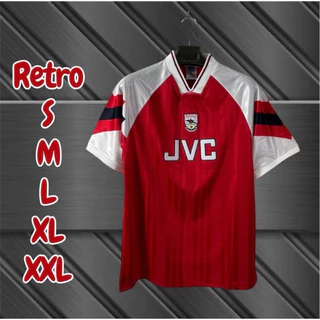 Retroเสื้อกีฬาฟุตบอลย้อนยุคลากลายฤดูกาลผ้าดีใส่สบาย_