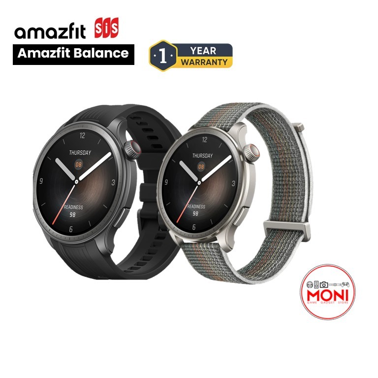 Amazfit BALANCE นาฬิกา สมาร์ทวอทซ์ จอAmoled ติดตามสุขภาพ โทรออก รับสาย GPS ประกันศูนย์ไทย 1 ปี