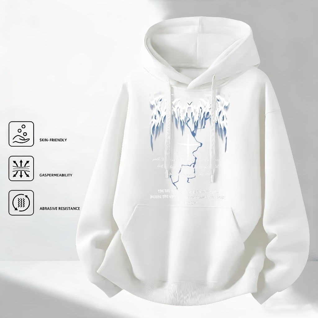 (เสื้อสเวตเตอร์และเสื้อมีฮู้ดมีให้เลือก 8 สี จัดส่งภายในวันเดียวกัน) แขนยาวพิมพ์ลาย COD** ราคาถูก เสื้อแจ็คเก็ตพร้อมหมวก