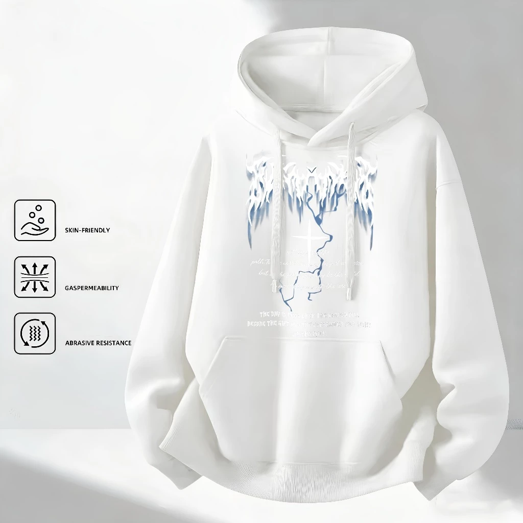 (เสื้อสเวตเตอร์และเสื้อมีฮู้ดมีให้เลือก 8 สี จัดส่งภายในวันเดียวกัน) แขนยาวพิมพ์ลาย COD** ราคาถูก เสื้อแจ็คเก็ตพร้อมหมวก