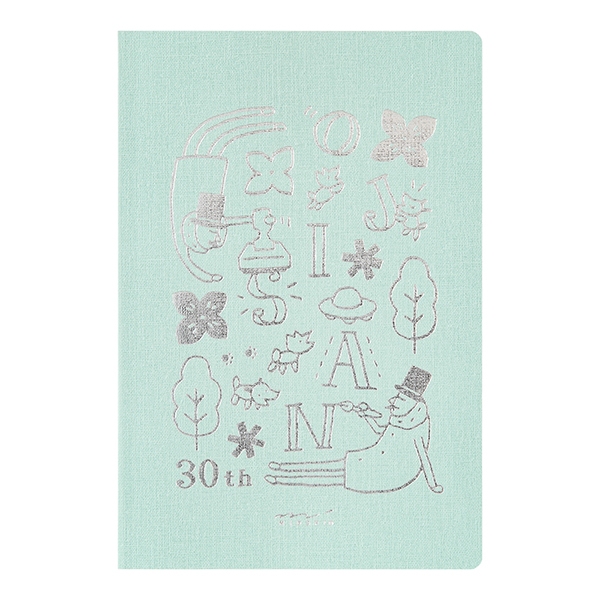 MIDORI Ojisan 30th Anniversary Notebook B6 (D15364006) / สมุดบันทึก ขนาด B6 สีฟ้าเขียว Ojisan 30th A