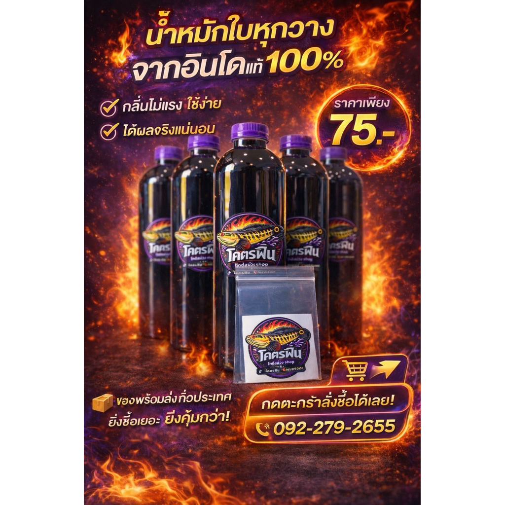 น้ำหมักโคตรฟิน สกัดจากใบเคตาปังแท้100%