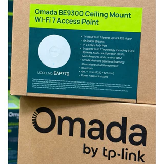 ส่งด่วน TP-Link EAP770 BE9300 V2 ฟรี Adapter Wi-Fi 7 Tri-Band Access Point 2.5G EAP772 ประกัน LT