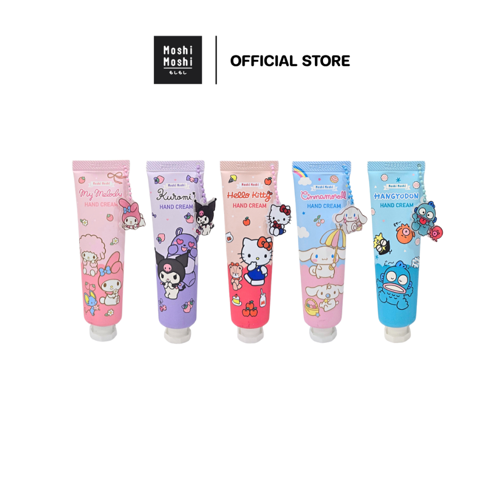 Moshi Moshi Hand Cream ครีมทามือ ครีมบำรุงมือ แฮนด์ครีม ขนาด 30 ml. ลายลิขสิทธิ์แท้จากค่าย Sanrio รุ่น 6100006972-6976