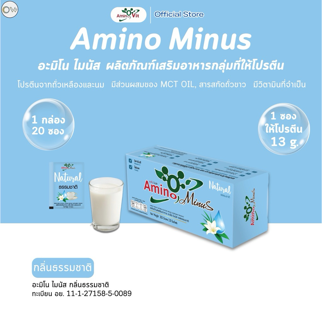 ⚡️ส่งไว ขายดี⚡️อะมิโนไมนัส โปร Amino Minus 5 กล่อง 100ซอง(คละรสชาติได้) โปรตีนพืช กรดอะมิโนโปรตีน โปรตีนเพื่อสุขภาพ