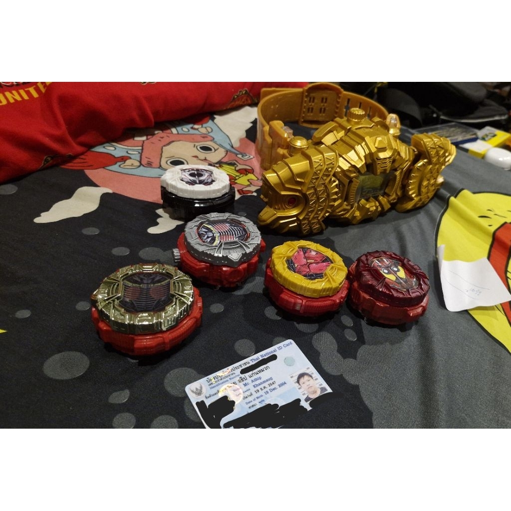 ชุดเข็มขัด Ohma zi-o พร้อมไรต์วอชต์ 5ลูก(แถมฟรี ของเสริมไรเดอร์สุ่ม 1 ชุด)