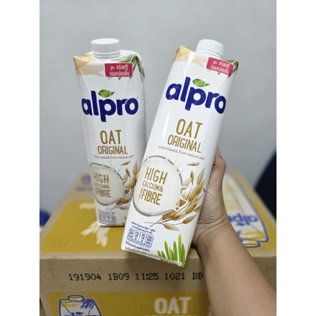 นมโอ๊ต อัลโปร รสออริจินอล 1000 มล. นมแพลนต์

เบส นมข้าวโอ๊ต นม UHT Alpro Oat Milk Original 1000 ml.

