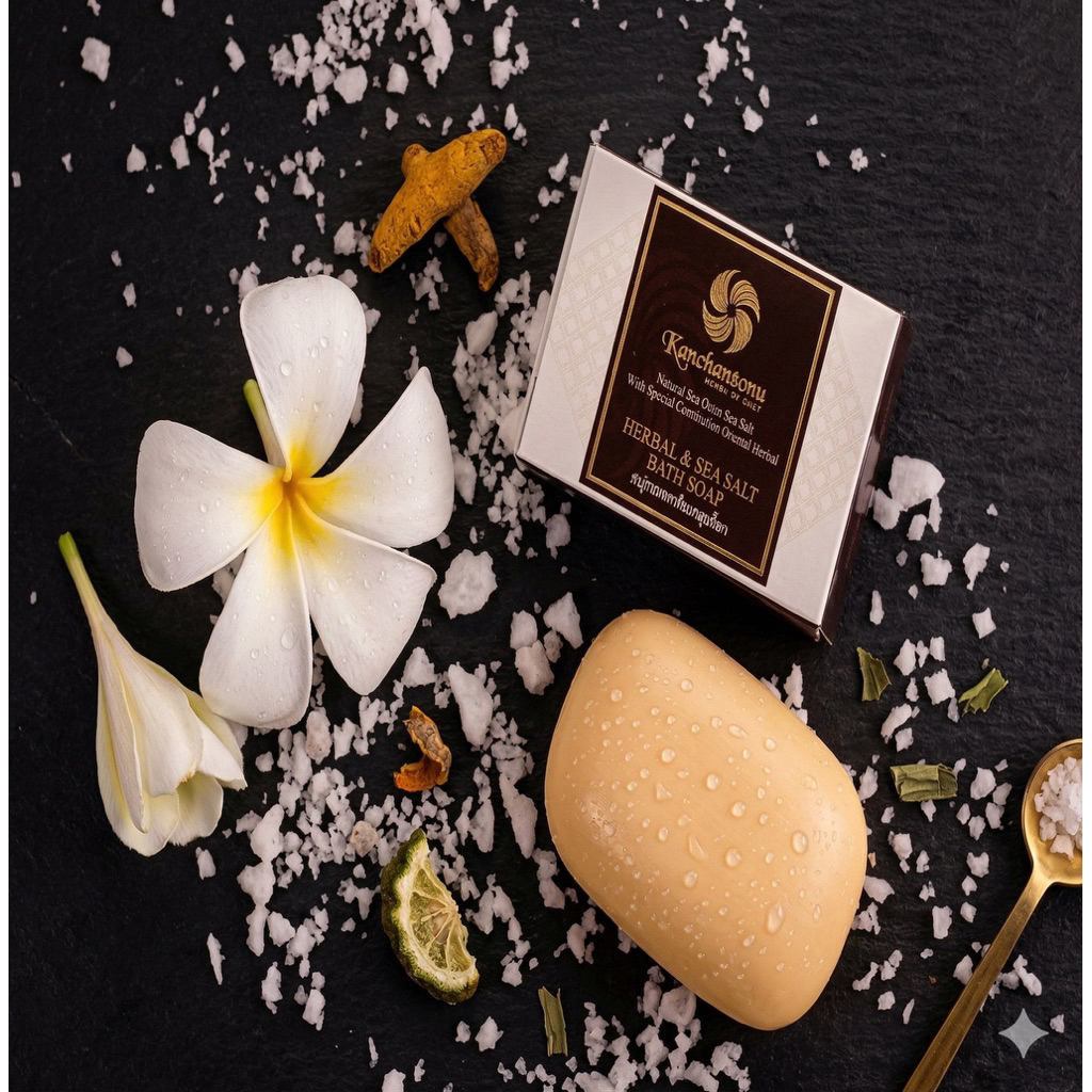 Kanchuntong Beaute of Salt – Herbal & Sea Salt Bath Soap