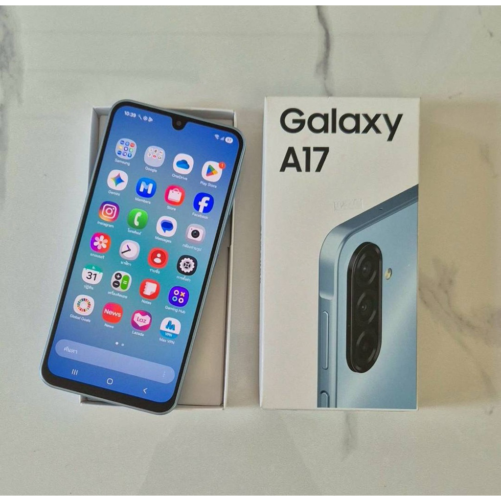 Samsung Galaxy A17 LTE (4G) หน้าจอ 6.7" (8/128GB) ของแท้ ศูนย์ไทย มีประกัน สี Light Blue