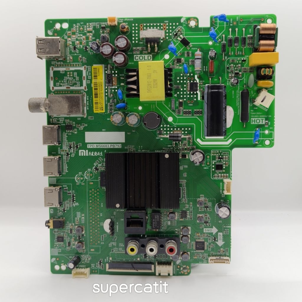 เมนบอร์ด TV Xiaomi MI (32 นิ้ว) รุ่น L32M6-6ARG รหัส TPD.MS6683.PB792