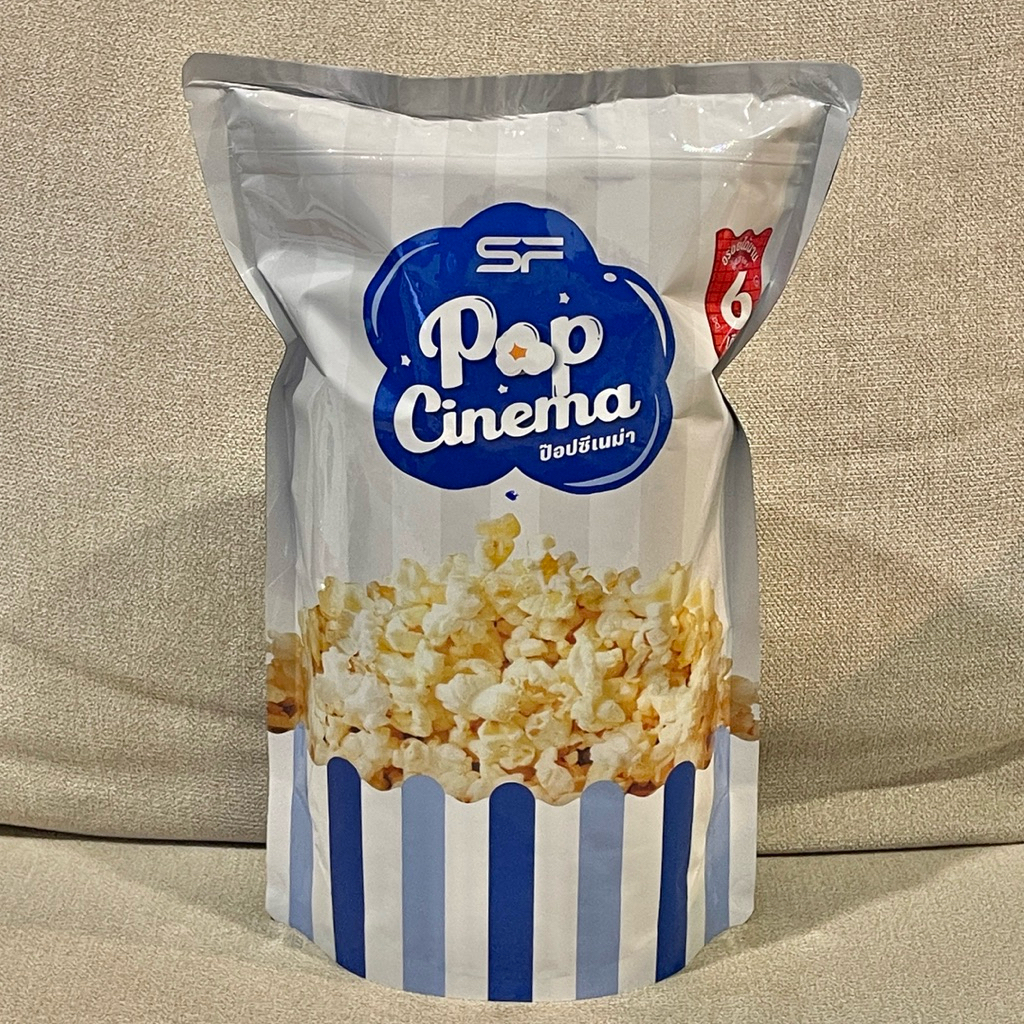 SF Cheese, Paprika, Caramel Popcorn Foil Bag 60 g ป๊อปคอร์นชีส, ปาปริก้า, คาราเมล