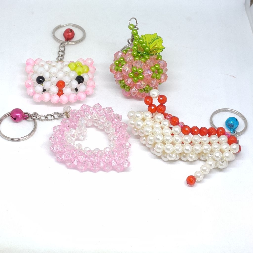 พวงกุญแจลูกปัดแบบต่างๆ สินค้าพร้อมส่ง รูปที่ 7