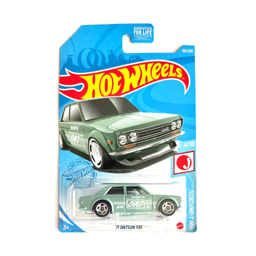 Hot Wheels | ‘71 DATSUN 510 ~ สีพิเศษ Exclusive✨|🇺🇸ขายที่ห้าง Dollar General |‼️แพคยับ มุมยับ‼️|📦สิน