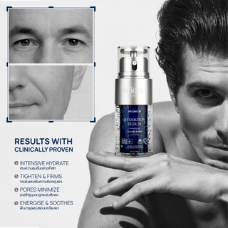 [ใหม่] Smooth E Gentlemen Hydration Serum Double Action 40g. เซรั่มลดริ้วรอยร่องลึก จุดด่างดำ กระชับรูขุมขน สำหรับผู้ชาย