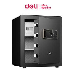 Deli ตู้เซฟนิรภัย ตู้เซฟกันไฟ ล็อคสองแบบ รหัส/กุญแจ จอดิจิตอ…