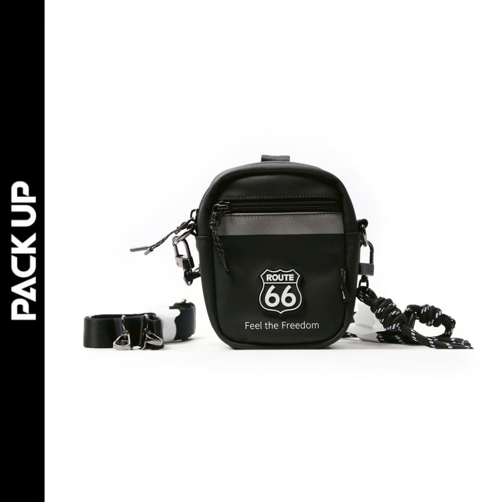 𝗣𝗔𝗖𝗞 𝗨𝗣 กระเป๋าสะพายใบเล็ก ROUTE 66 Model. 180