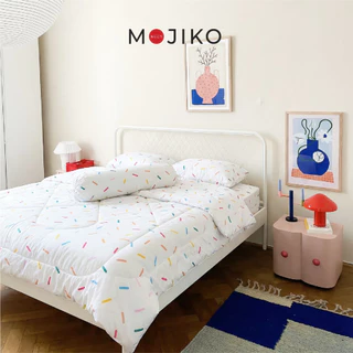 MOJIKO ผ้าปูที่นอน รัดมุม ลายน่ารักแนวอินดี้ รุ่น Whimsy