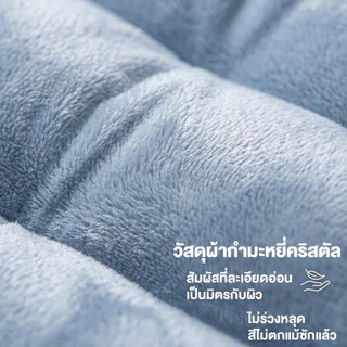 เบาะนั่งเบาะรองเก้าอี้ใช้รองหลังรองบนเก้าอี้นุ่มนั่งสบายหนานุ่มพิเศษมีสายรัดกันลื่นกันเบาะล่วงหล่น