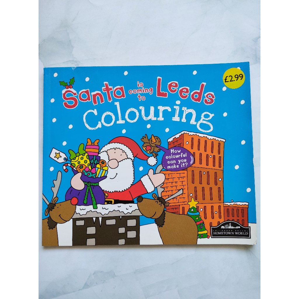 Santa is coming to Leeds Colouring
