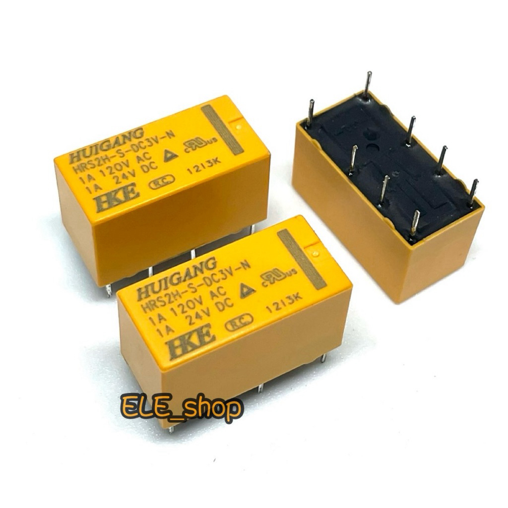 รีเลย์ DIP8 HRS2H-S-DC3V DC5V DC9V DC12V DC24V-N 3V  5V 6V 9V 12V 24V