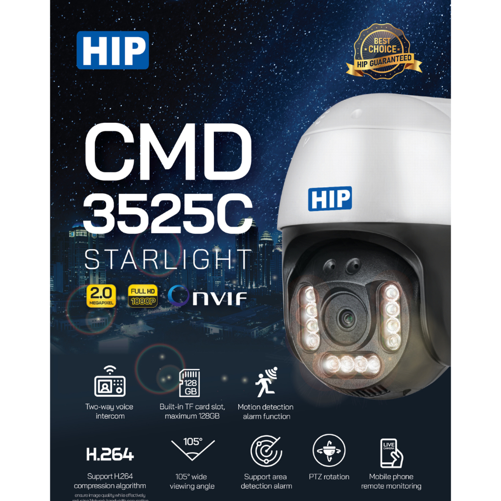 HIP CCTV รุ่น CMD3525C