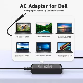อะแดปเตอร์โน๊ตบุ๊ค Dell 19.5V4.62A 90W 7.4*5.0mm PA-10 Inspiron 1564 Latitude 100L 15 Laptop Adapter