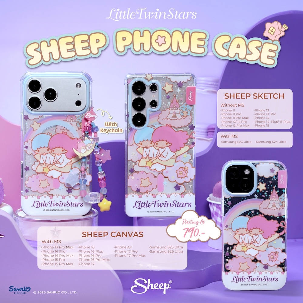 [For iPhone MS & Samsung Little Twin Stars] Little Twin Stars Collection เคสสำหรับไอโฟนฟรี สายห้อย S23/S24/S25/S26Ultra