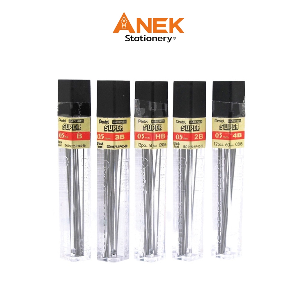 ไส้ดินสอกด Pentel รุ่น C505 (Hb,2B,3B,4B)