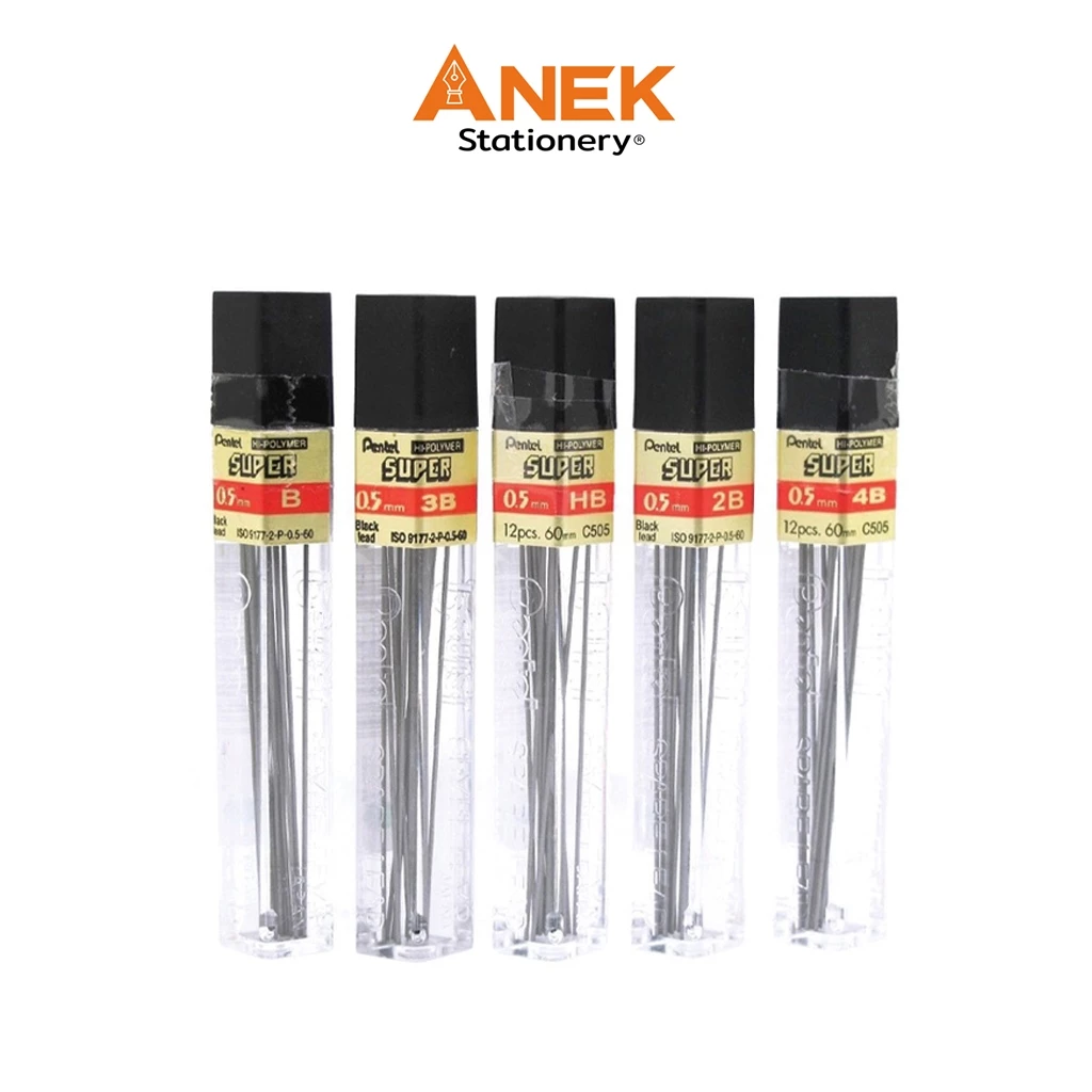 ไส้ดินสอกด Pentel รุ่น C505 (Hb,2B,3B,4B)