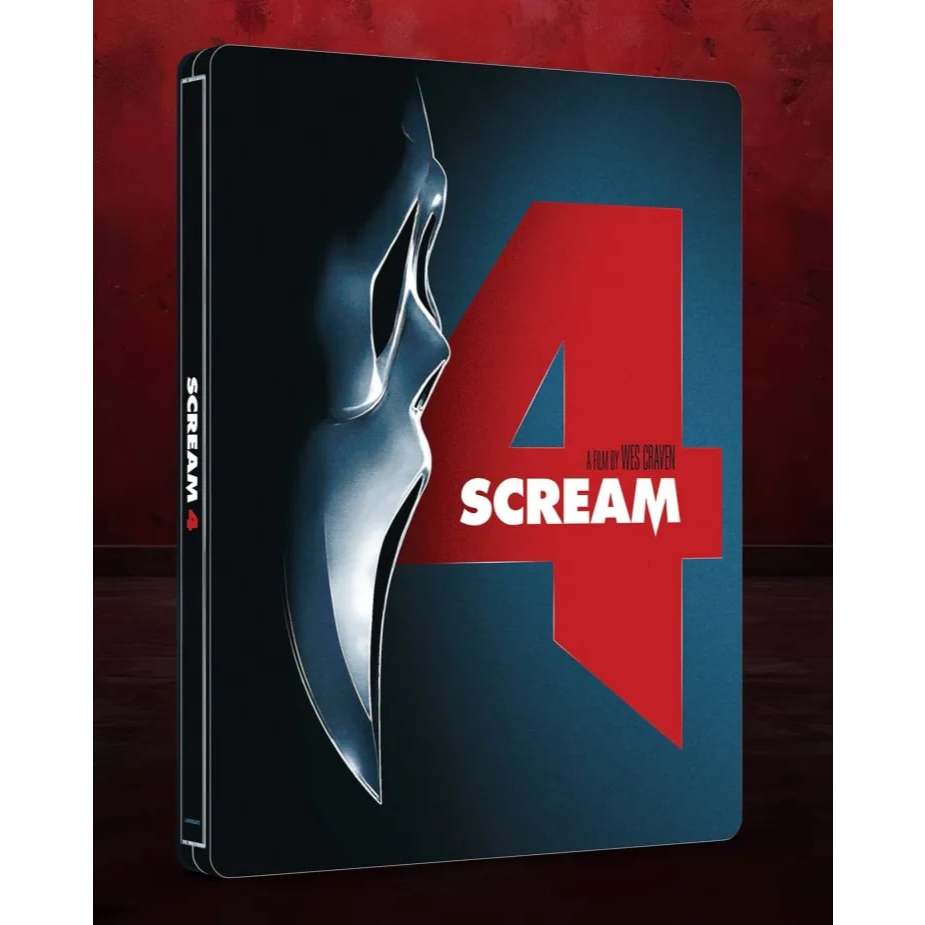 [กรุณาทักแชทก่อนสั่งซื้อ] Scream 4 (SteelBook / Lionsgate Limited Edition / 4K Ultra HD + Blu-ray + 