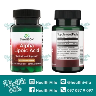 Swanson Ultra Alpha Lipoic Acid 300 mg. / 60 Caps ❌EXP. 03/27