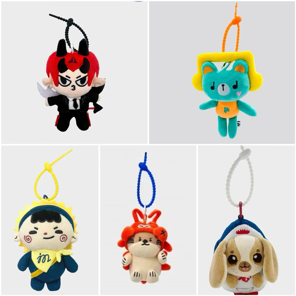 (พร้อมส่ง) ตุ๊กตา DOLL KEYCHAIN V.1 Permpoon/Domiia/Wesley/Noongnong/Jummo