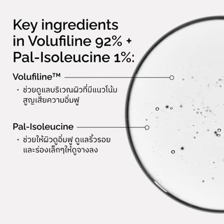 The Ordinary Volufiline 92% + Pal-Isoleucine 1% l เซรั่มเพื่อผิวดูอิ่มฟู และแน่นกระชับขึ้น