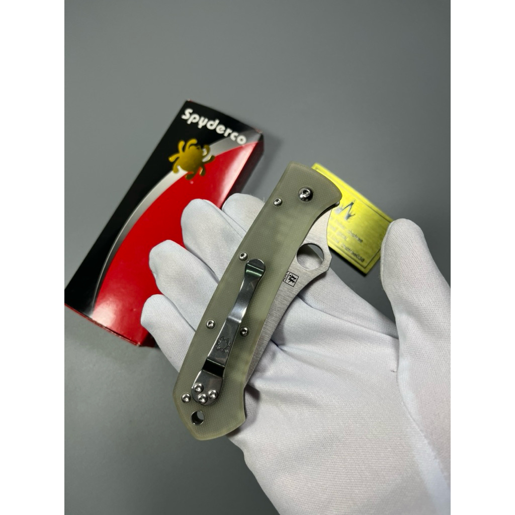 SPYDERCO LUM TANTO NATURAL G-10 HAP40/SUS420 EXCLUSIVE